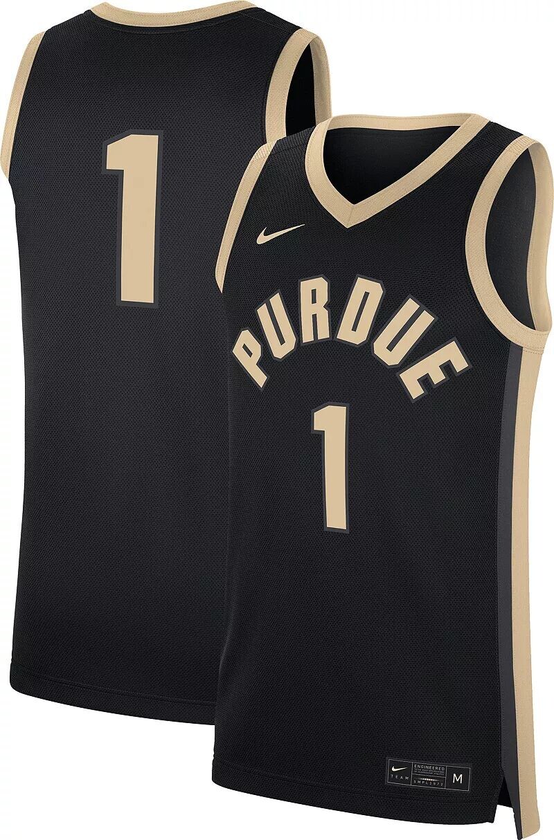 

Черная копия баскетбольной майки Nike Purdue Boilermakers #1 Nike