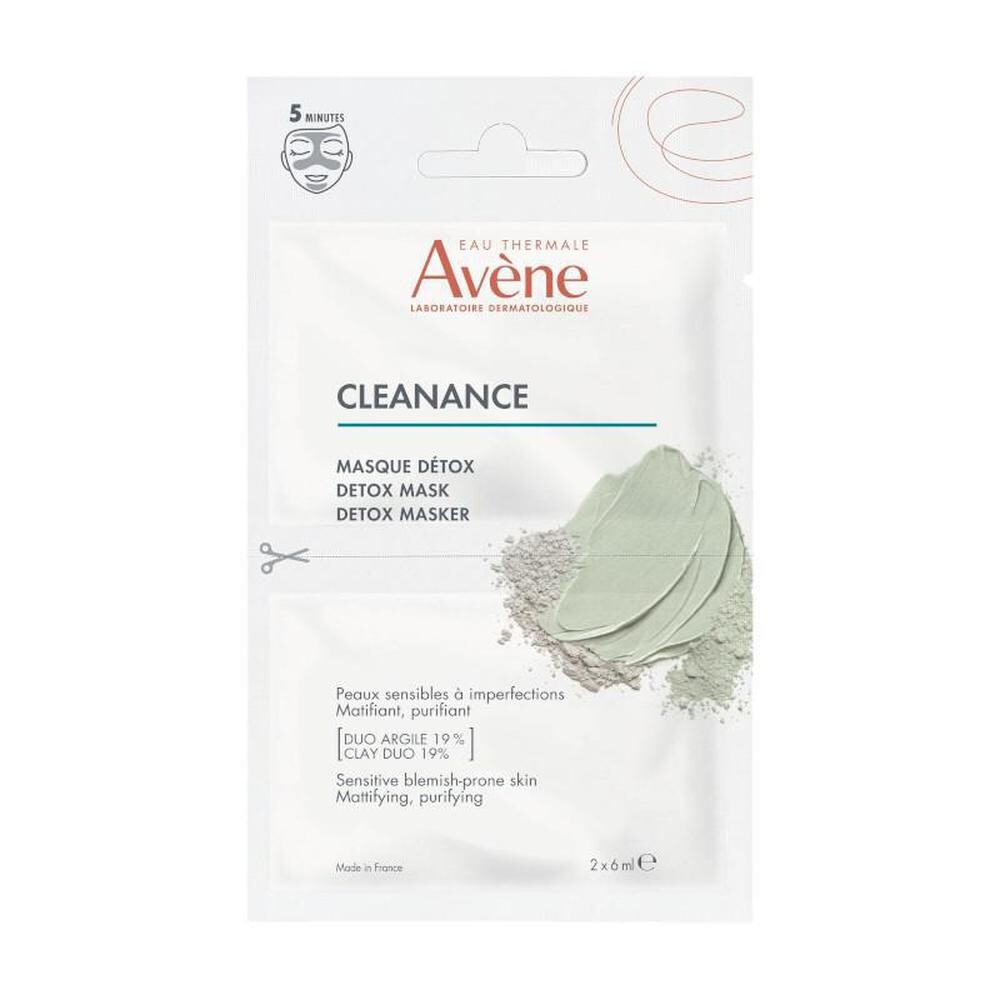 

Детокс-маска Cleanance Avene, 2x6 мл