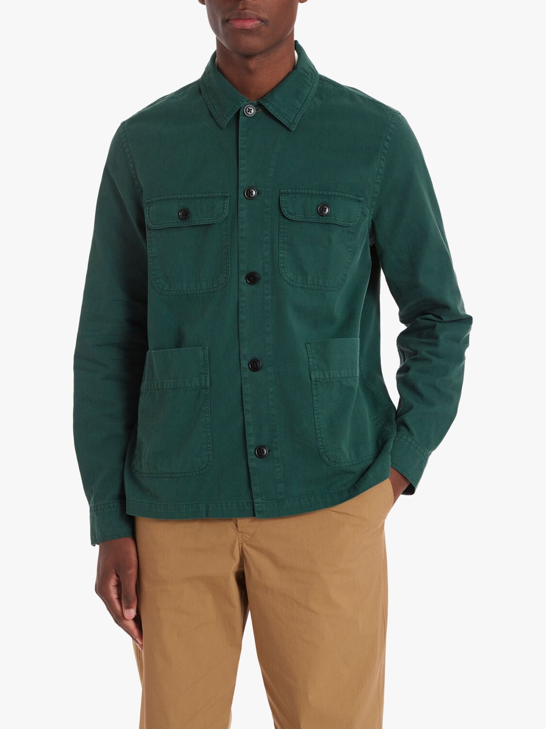 

Куртка-рубашка с длинным рукавом Paul Smith, зеленая, Зеленый