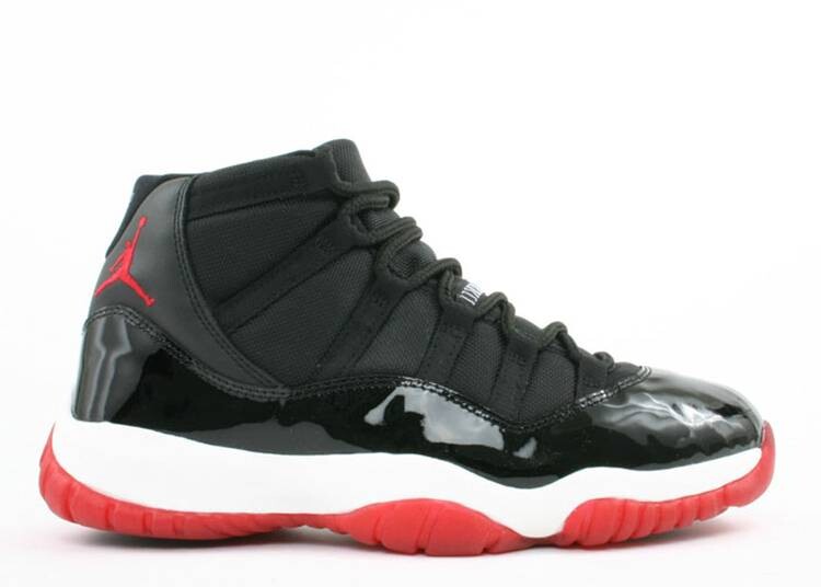 

Кроссовки AIR JORDAN 11 RETRO 'BRED' 2001, черный