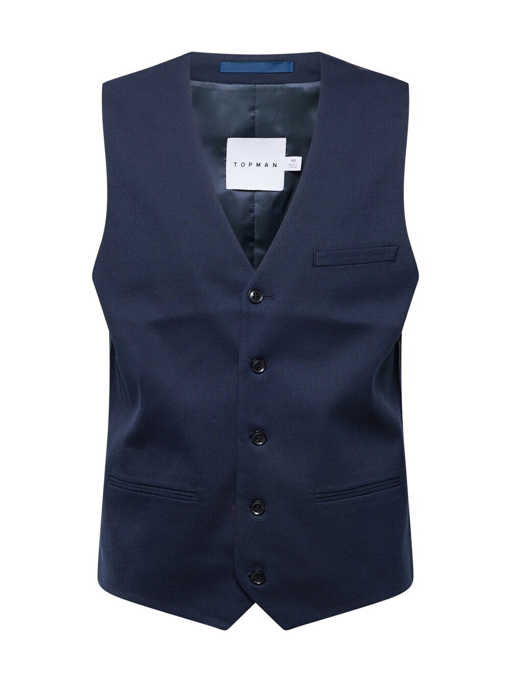 

Жилет TOPMAN, темно-синий