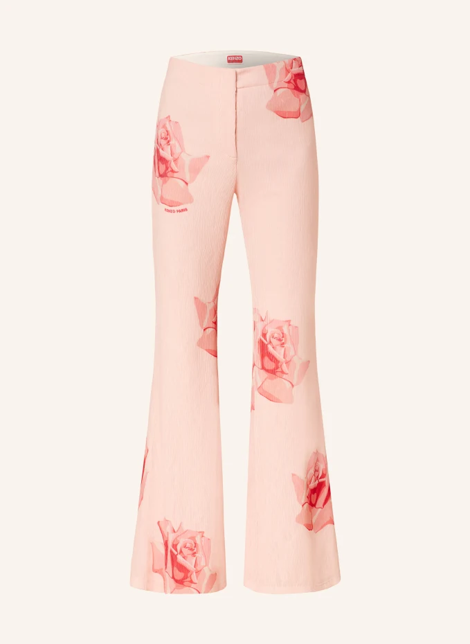 

Плиссированные брюки Kenzo, красный