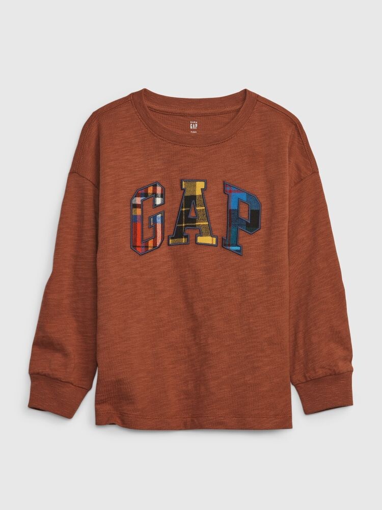 

Футболка с логотипом Gap, коричневый