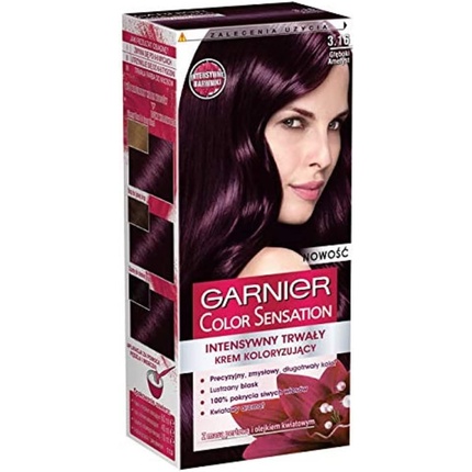 Краска для волос Color Sensation 3.16 Темный аметист 1 шт., Garnier краска для волос garnier color sensation роскошь цвета 3 16 глубокий аметист