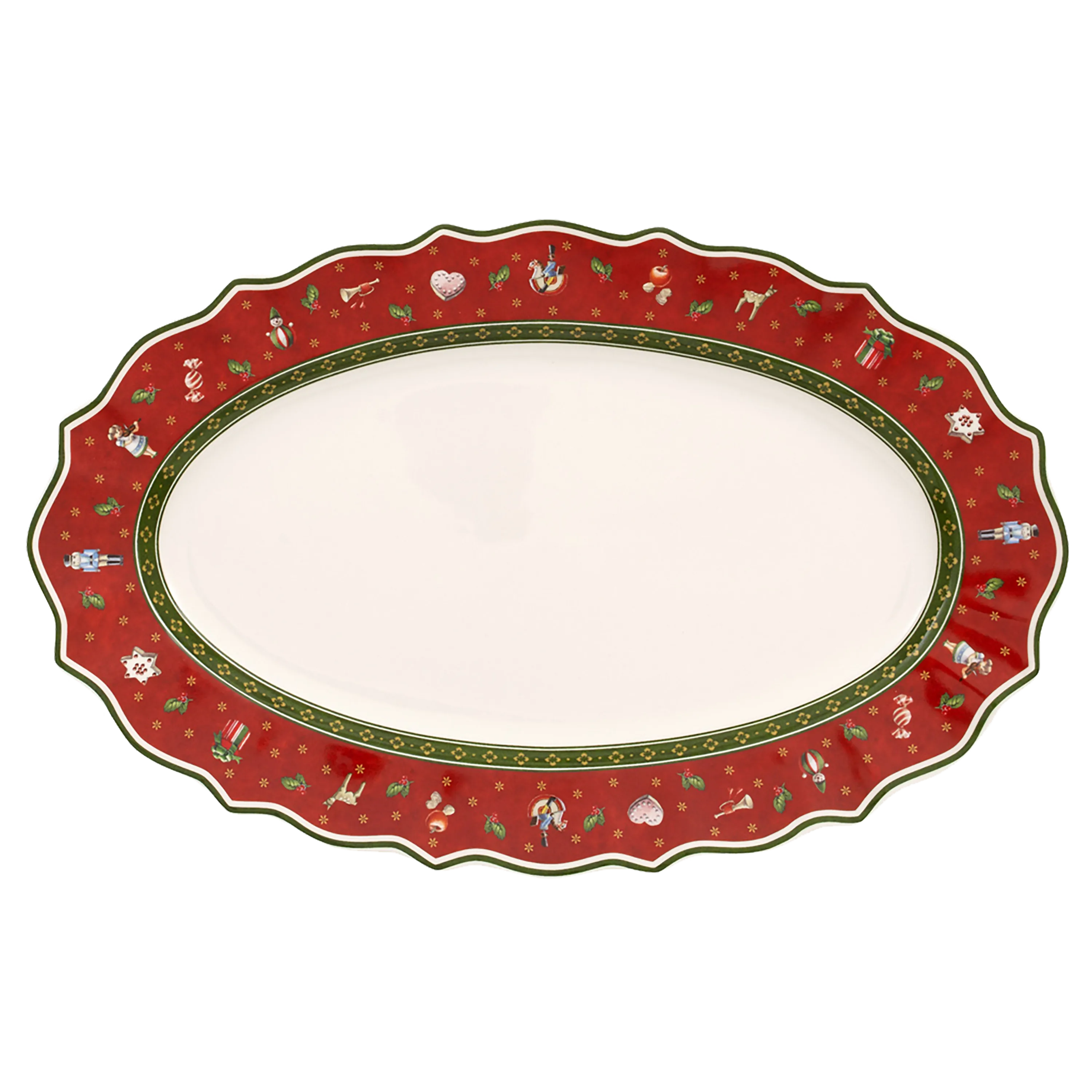 

Сервировочное блюдо Toy's Delight Villeroy & Boch, красно-белый
