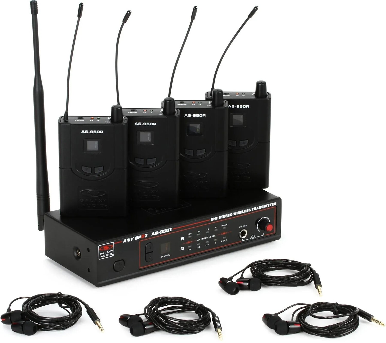 

Ремешковая система Galaxy Audio Any Spot AS-950-4 — диапазон P2