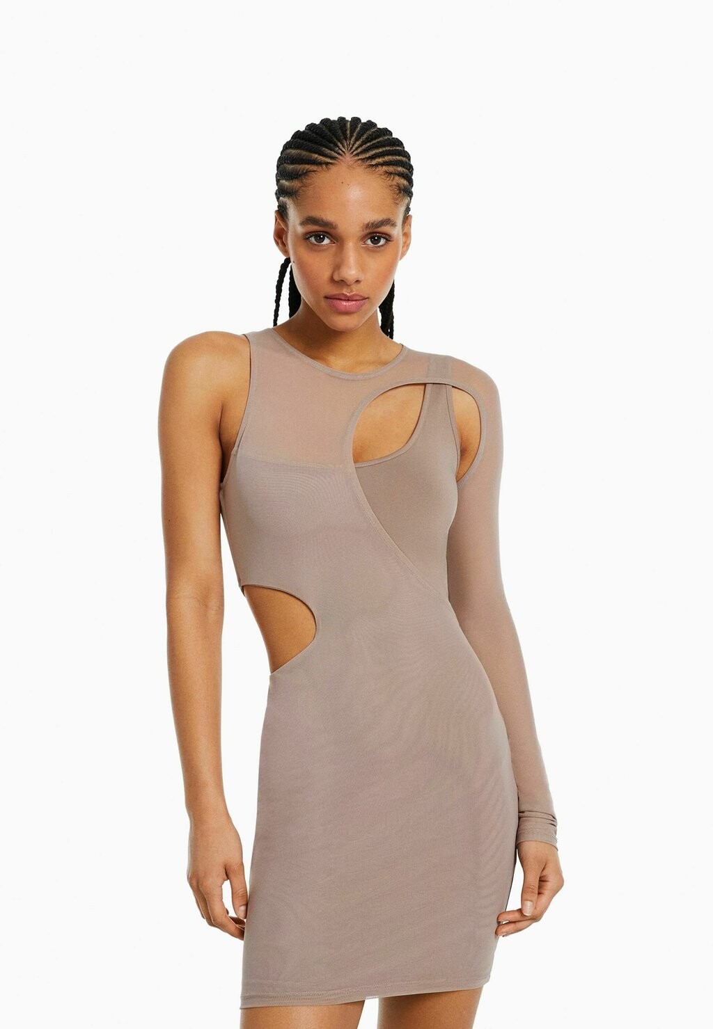 

Трикотажное платье Bershka