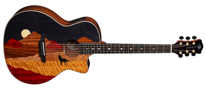 

Акустическая гитара Luna Vista Wolf Tropical Wood Acoustic / Electric w/Case, New, Free Shipping