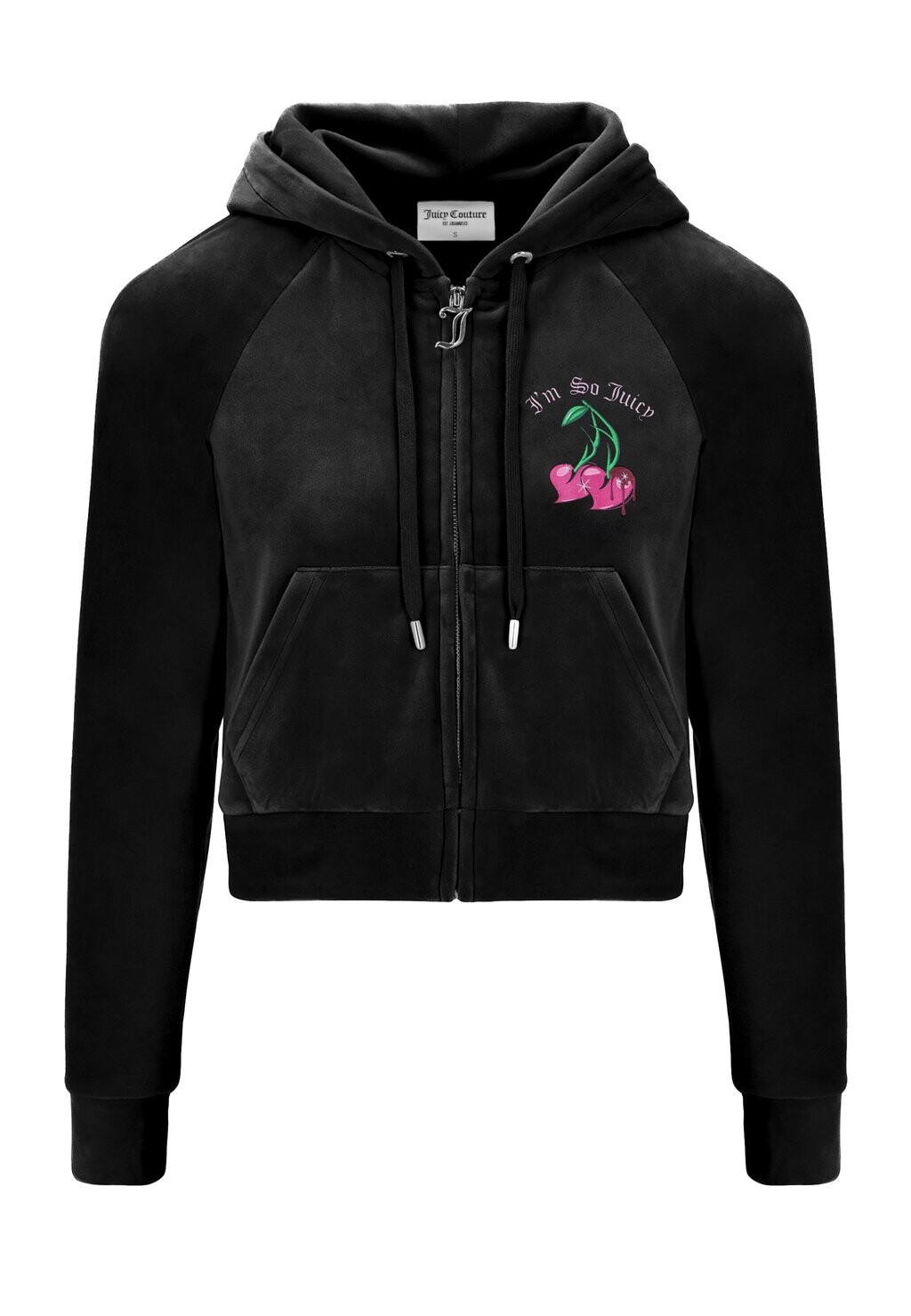 

Толстовка на молнии MADISON CHERRY Juicy Couture, черный