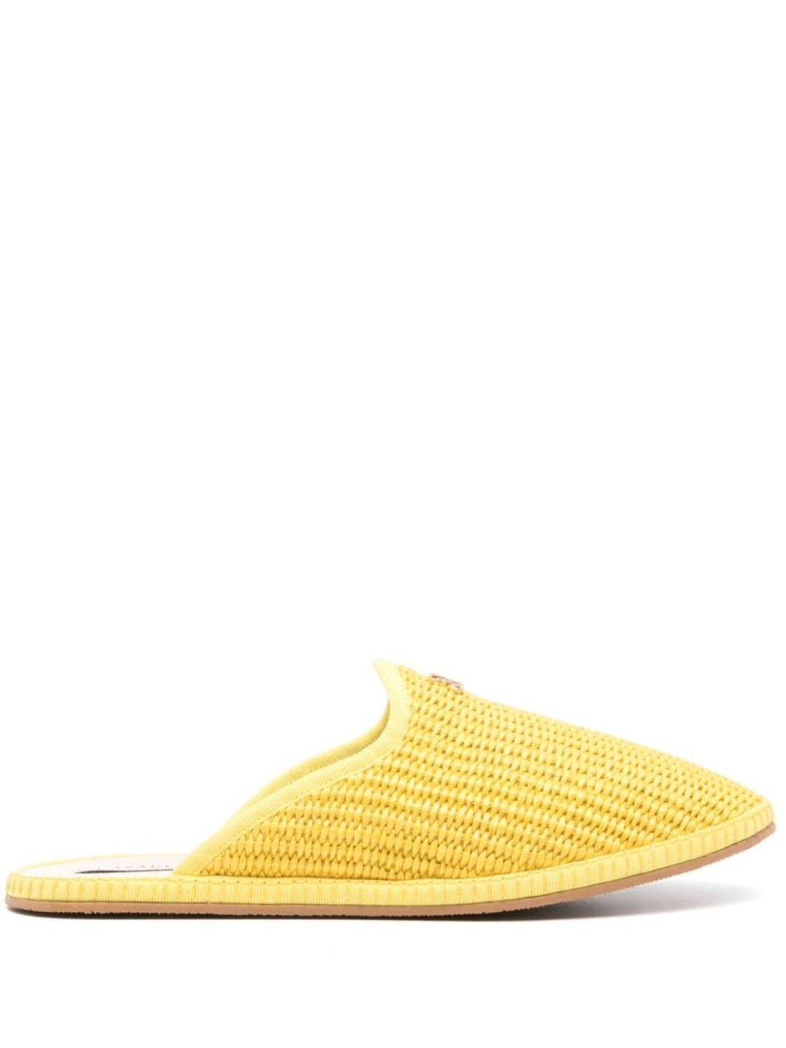 

Casadei слиперы Capalbio из рафии, желтый