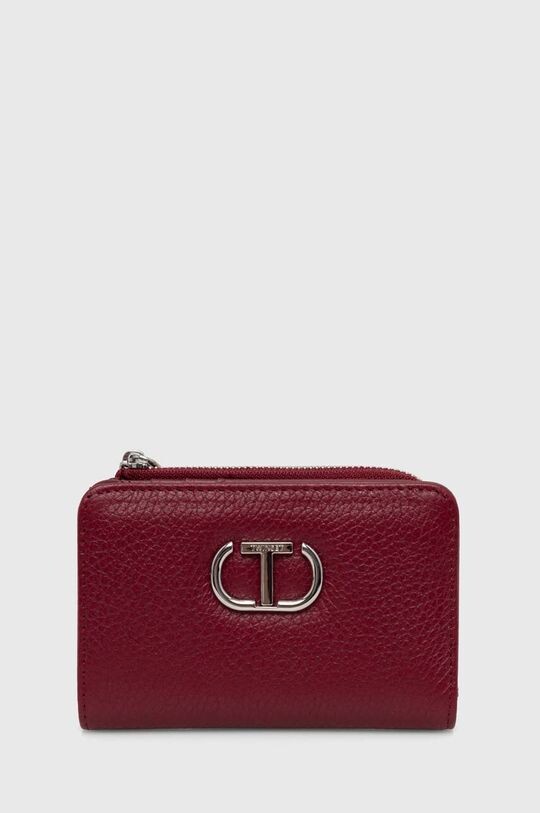 

Кожаный кошелек Twinset, бордовый
