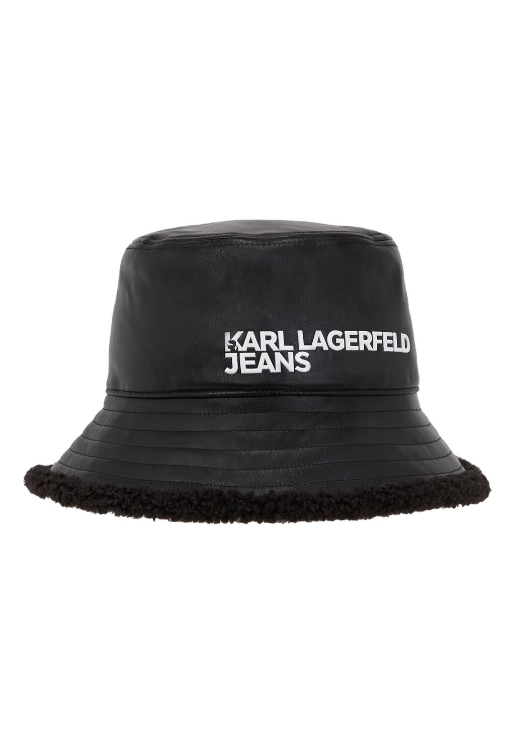 

Шапка BUCKET из овчины Karl Lagerfeld, черный