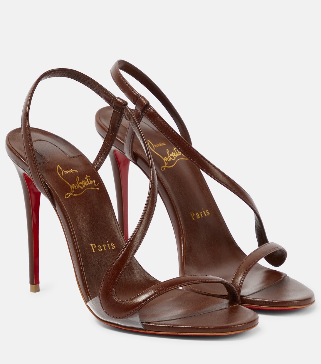 

Кожаные сандалии Nudes Rosalie Christian Louboutin, коричневый