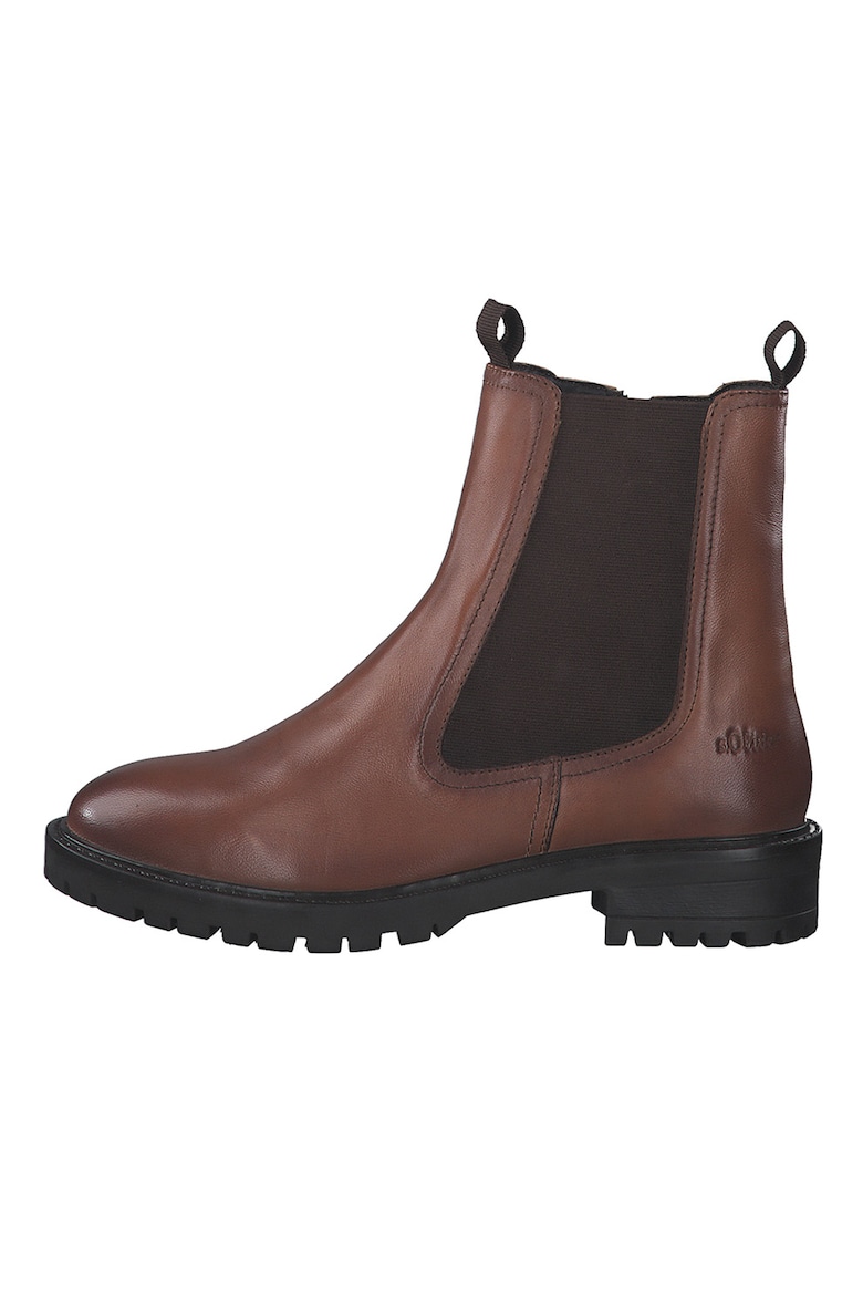 Кожаные ботинки S Oliver, коричневый ботинки s oliver размер 44 коричневый