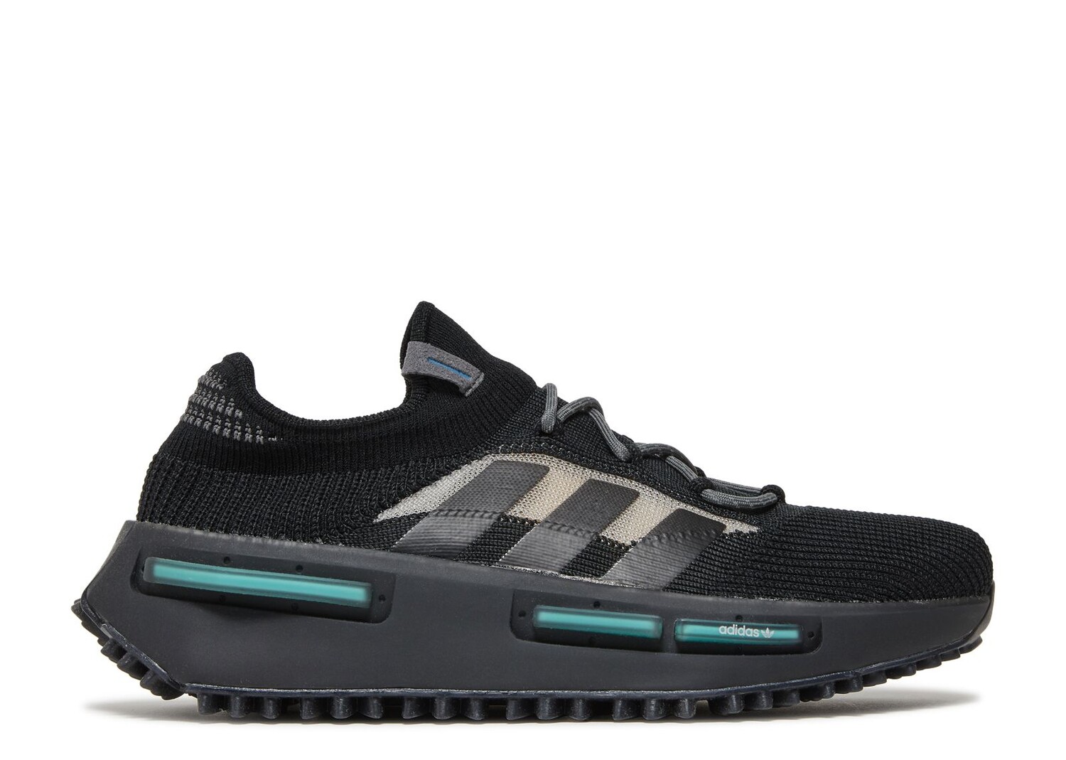 

Кроссовки adidas Nmd_S1 'Black Altered Blue', черный, Черный;серый