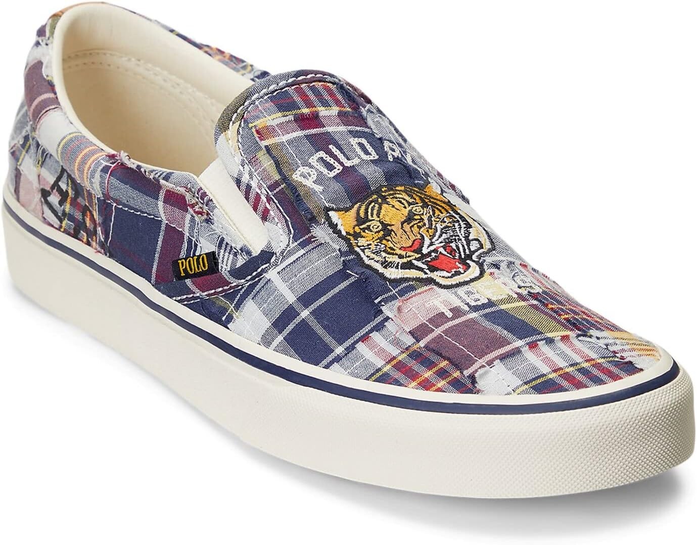 

Кроссовки Keaton Slip-On Sneaker Polo Ralph Lauren, цвет Tiger Patchwork Multi