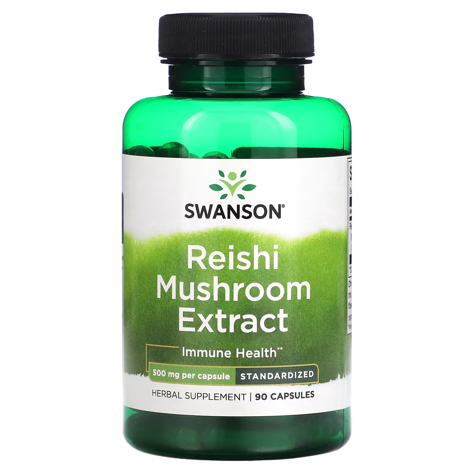 Экстракт гриба рейши Swanson стандартизированный, 90 капсул swanson экстракт банабы высокоэффективный стандартизированный 90 капсул