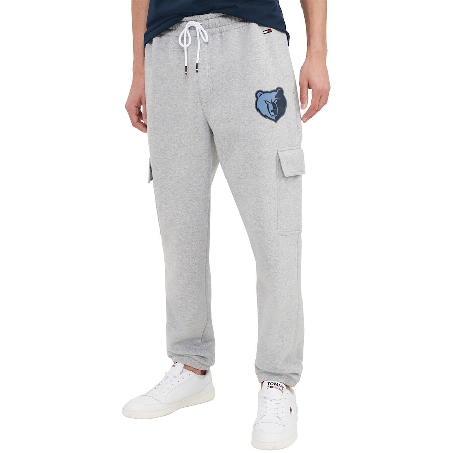 

Брюки Tommy Jeans Memphis Grizzlies, серый