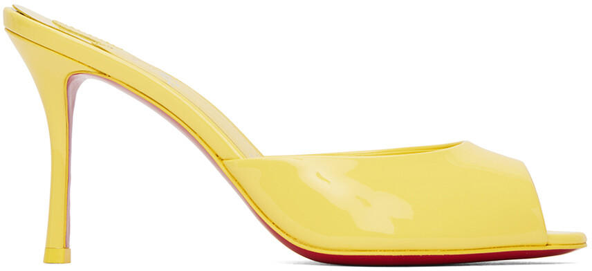 

Желтые босоножки на каблуке Me Dolly Christian Louboutin