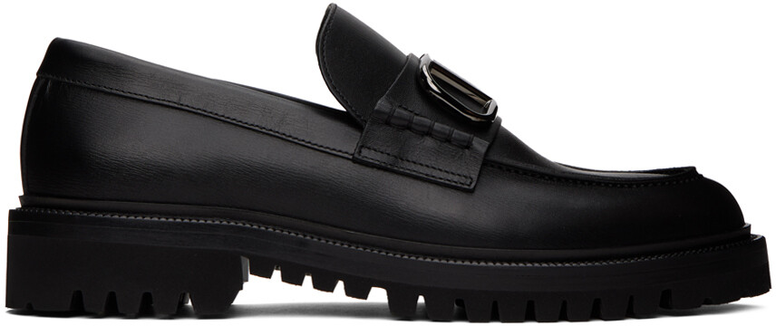 

Черные лоферы с логотипом Valentino Garavani, цвет Nero