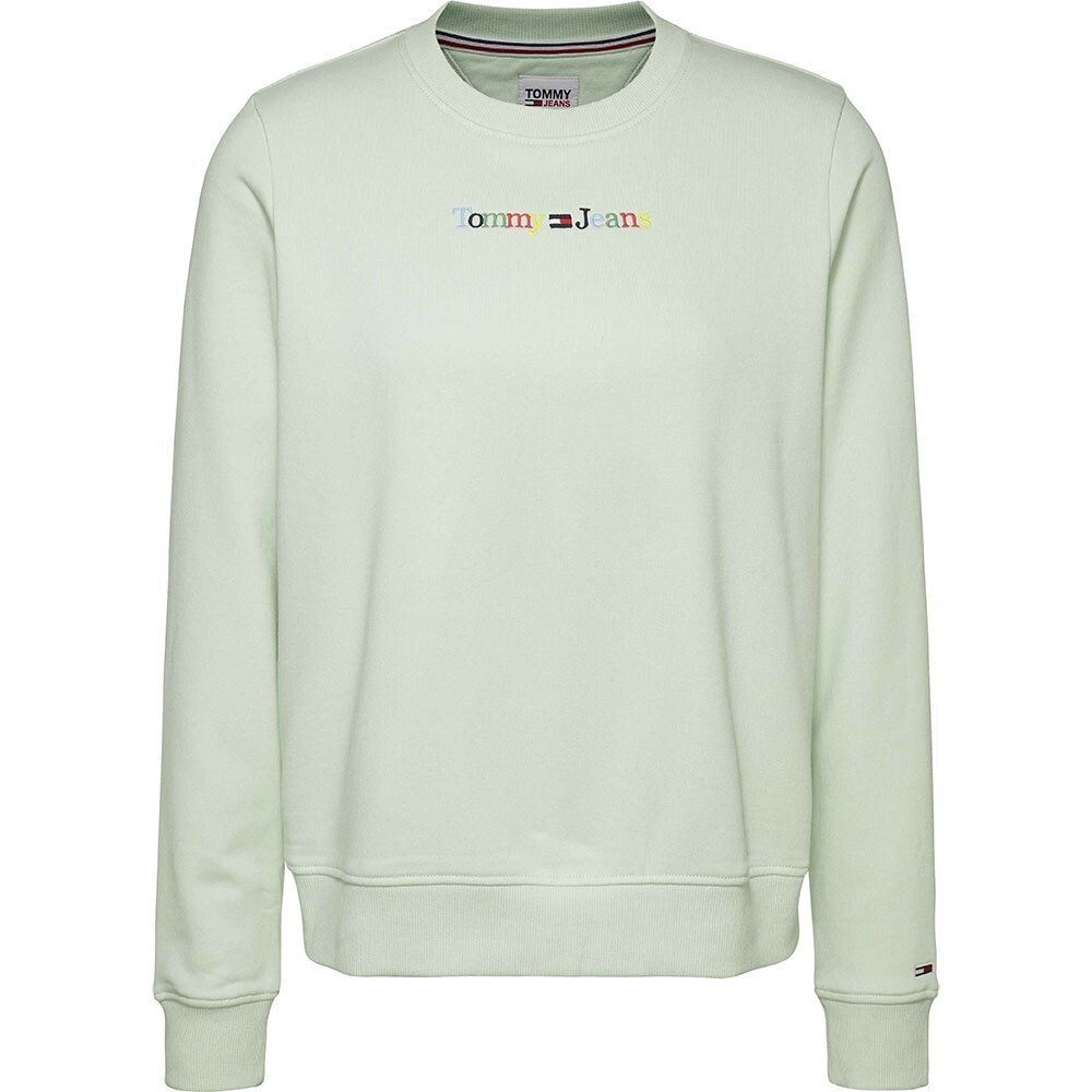 

Толстовка Tommy Jeans Regular Color Serif Linear, зеленый