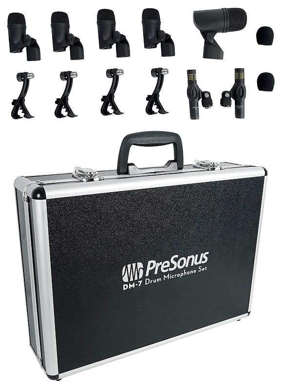 

Комплект барабанных микрофонов PreSonus DM-7 Complete Drum Microphone Set