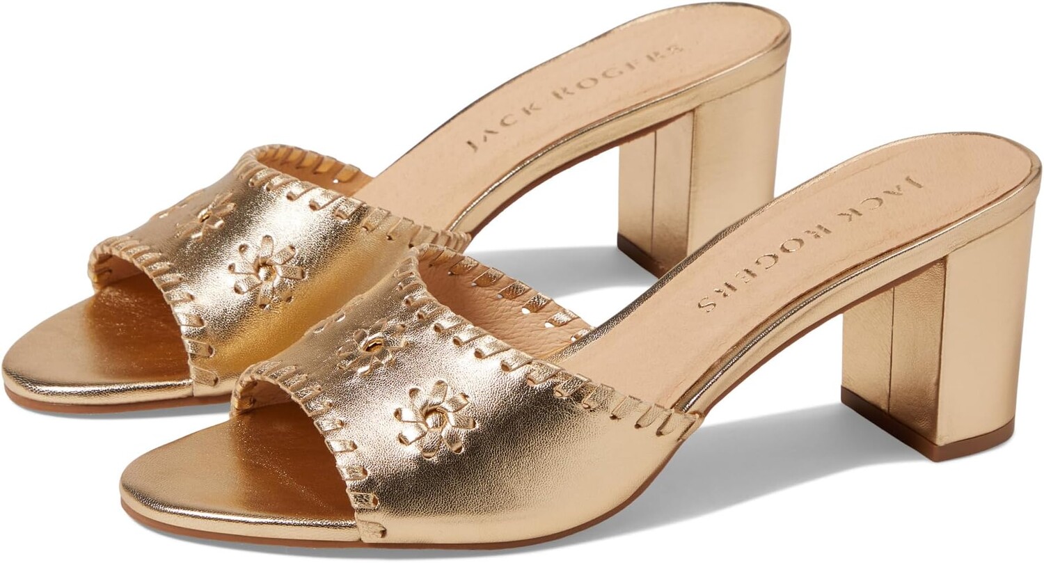 

Туфли Jack Rogers Wells Mid Heel, цвет Platinum