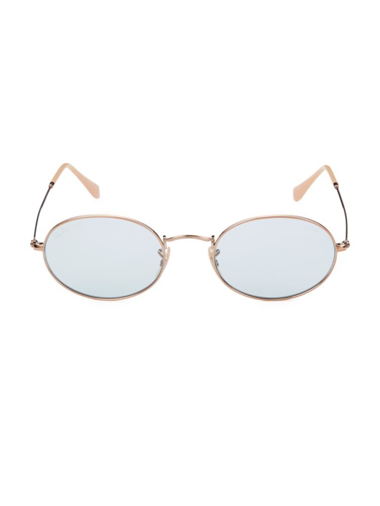 

Овальные солнцезащитные очки 54MM Ray-Ban, золото