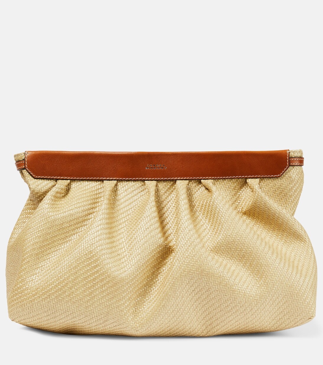 

Клатч Luz с эффектом рафии Isabel Marant, нейтральный