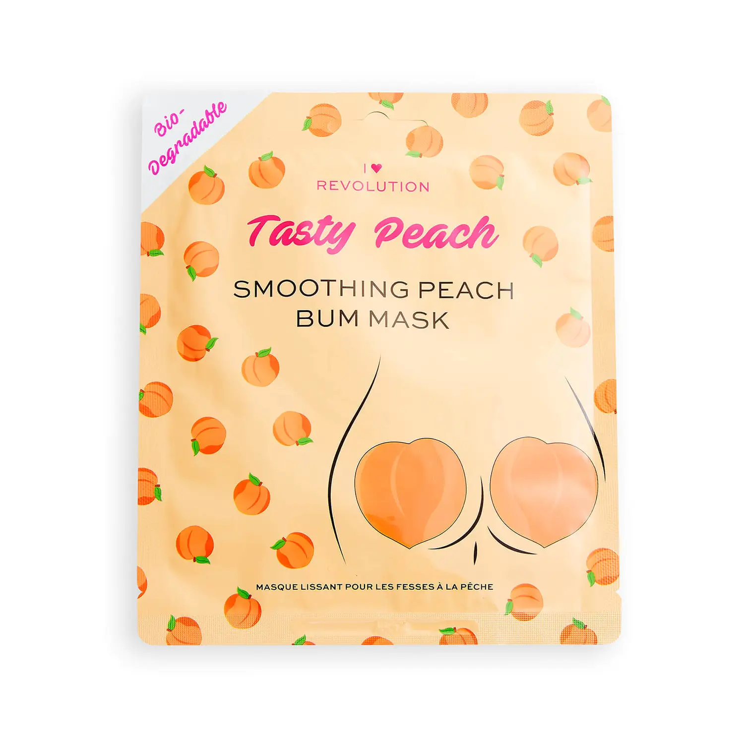 Маска для лица I Heart Peach Bum Sheet Mask масло для губ i heart revolution tasty peach 6 мл