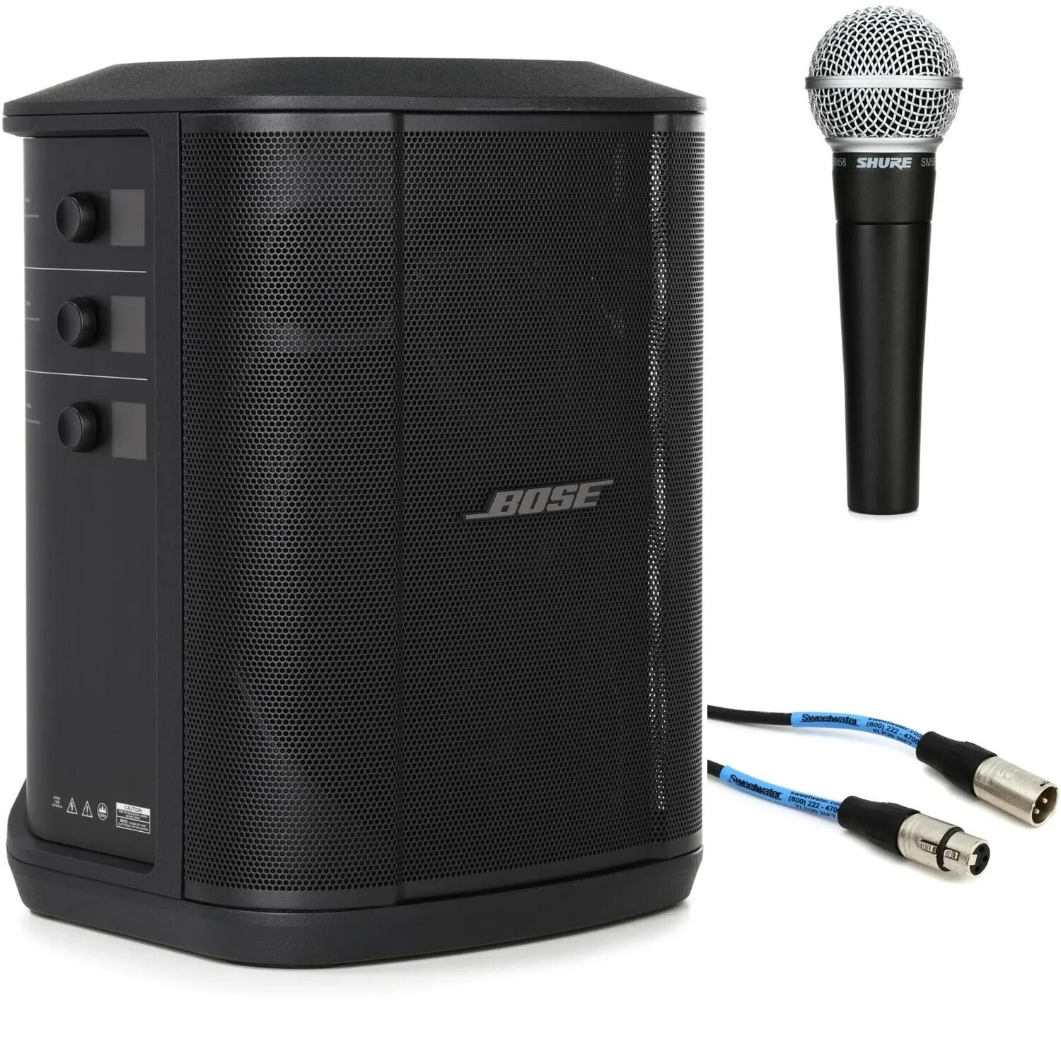 

Многопозиционная акустическая система Bose S1 Pro+ и комплект Shure SM58