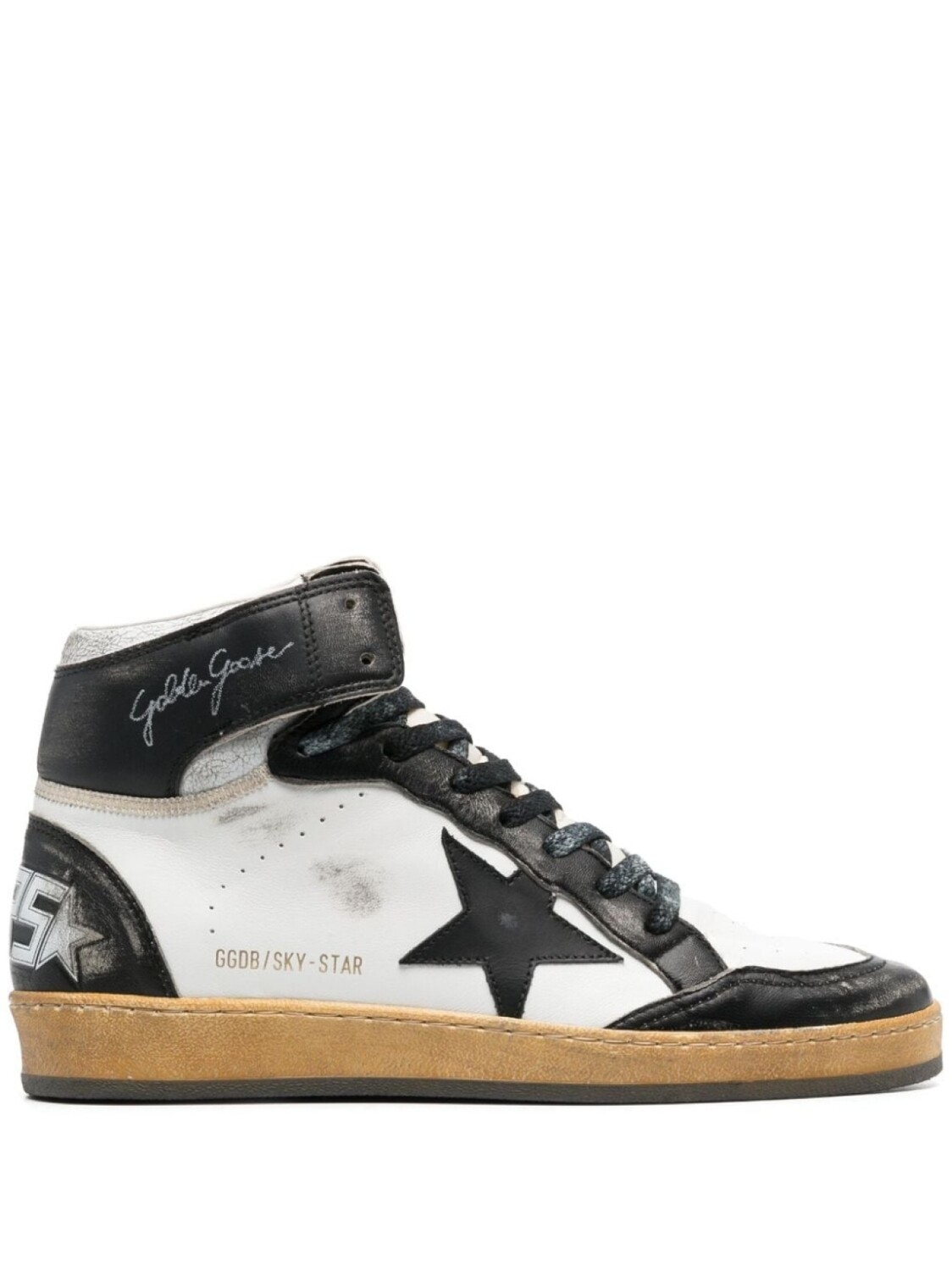 

Golden Goose высокие кроссовки на шнуровке, белый