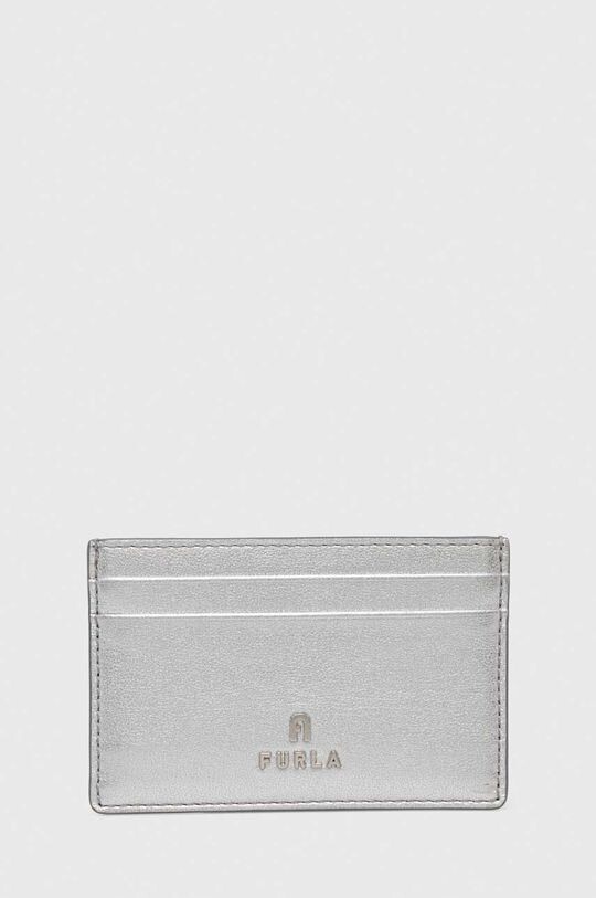 

Кожаный футляр для карт Furla, серебро