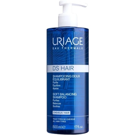 Ds Hair Мягкий балансирующий шампунь 500 мл, Uriage uriage шампунь мягкий балансирующий ds 200 мл uriage ds hair