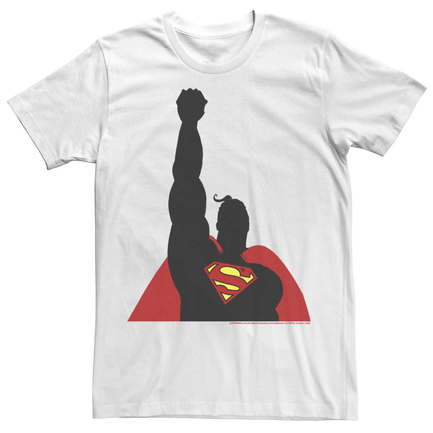 Мужская футболка с силуэтом DC Fandome Superman In Flight Licensed Character