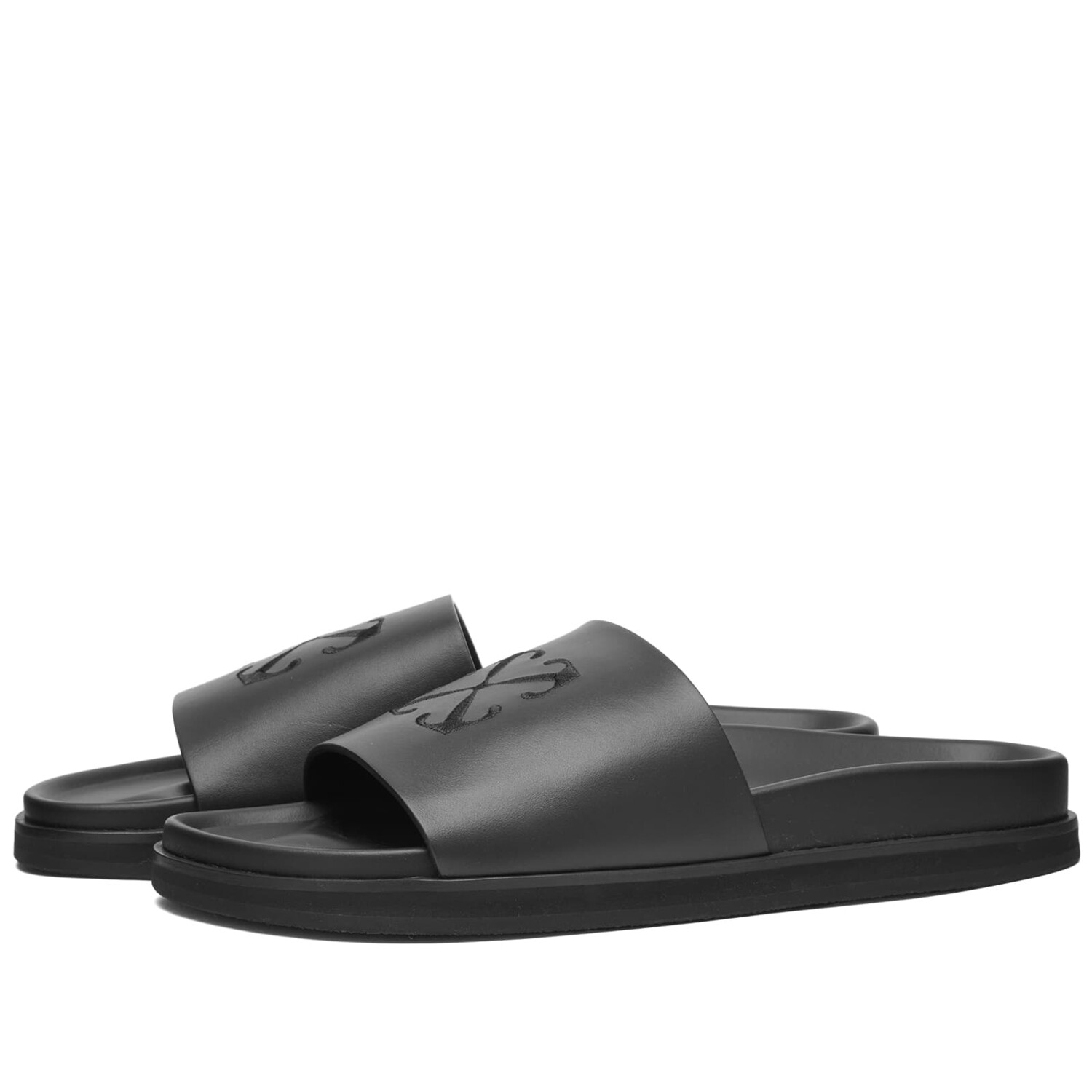 

Сандалии Off-White Pool Time Slide, черный