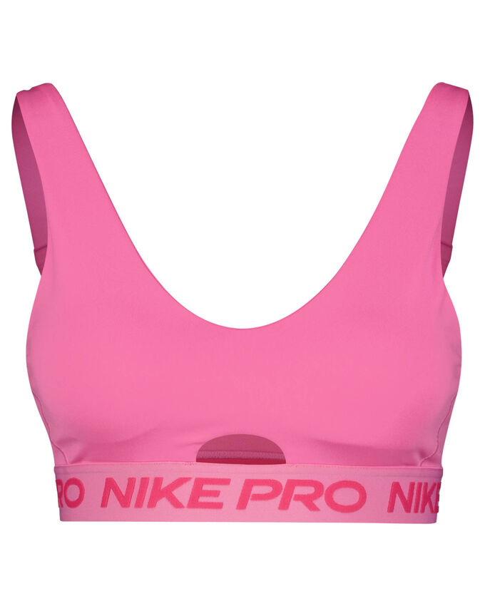 цена Спортивный бюстгальтер Инди Nike, розовый