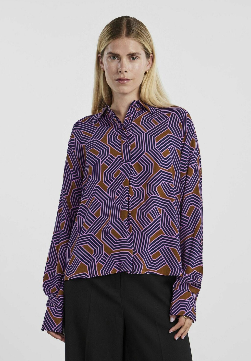 

Блузка YAS МИКОС, цвет monks robe