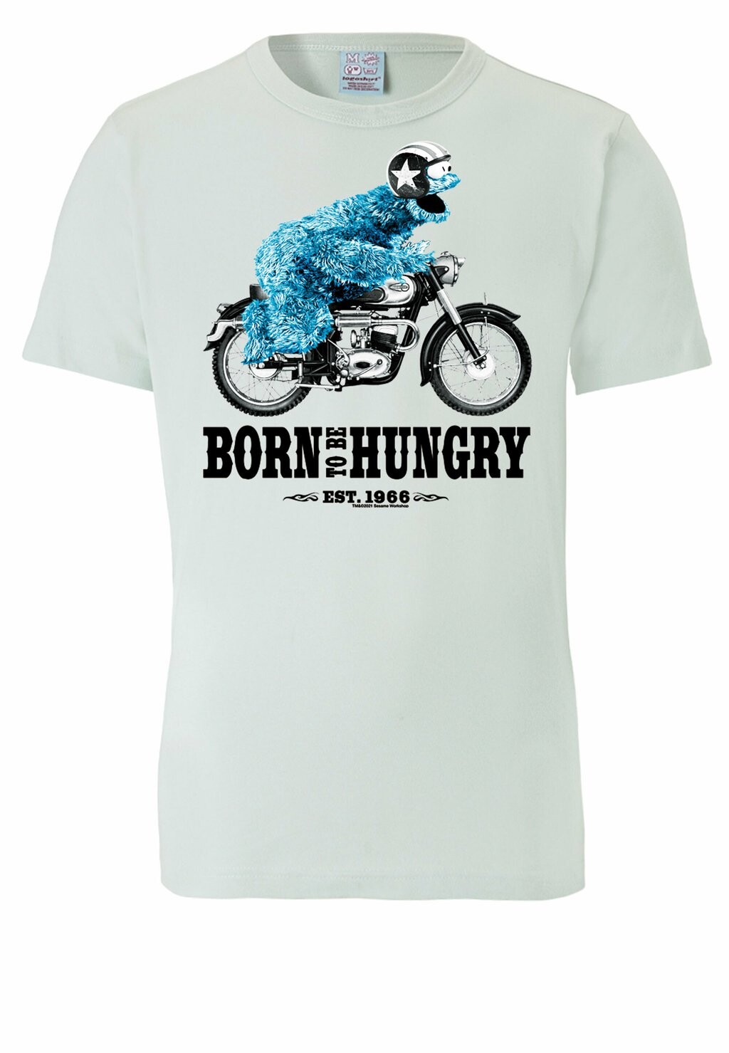 

Футболка с принтом LOGOSHIRT, светло-синий