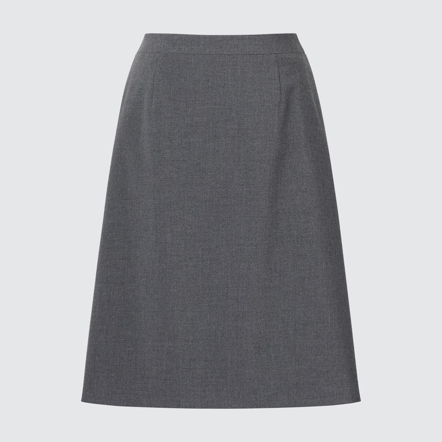 

Юбка эластичная Uniqlo расклешенная, серый