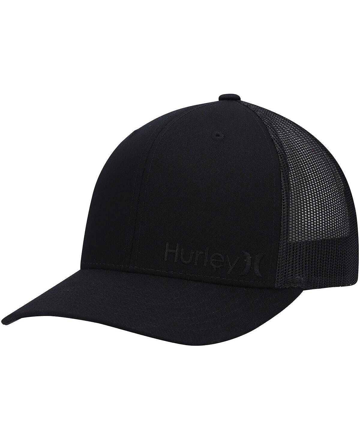 

Мужская черная кепка с логотипом Corp Staple Trucker Snapback Hurley