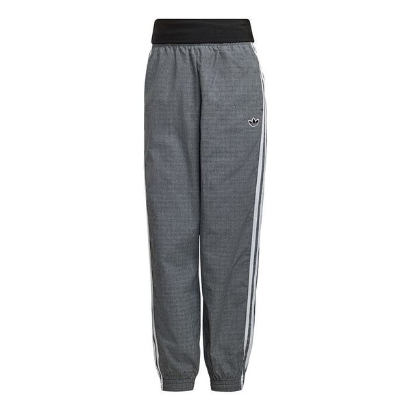 

Спортивные штаны (WMNS) adidas originals Trackpants Athleisure Casual Sports Side Stripe Bundle Feet Long Pants/Trousers Gray, серый