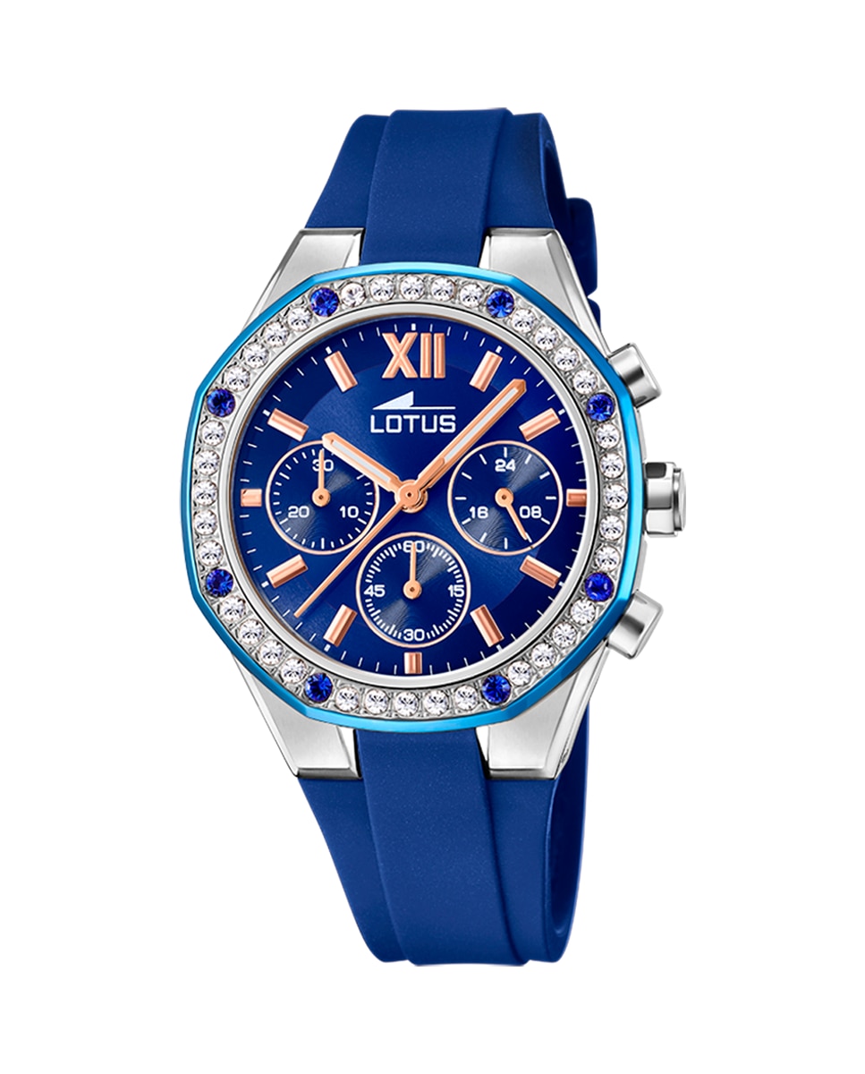 Женские часы 18875/2 Excellence в синей резине LOTUS, синий женские часы спутник л 800120
