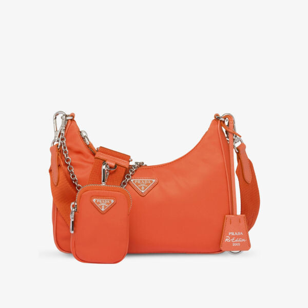 

Сумка на плечо Re-Nylon 2005 из переработанного нейлона Prada, оранжевый