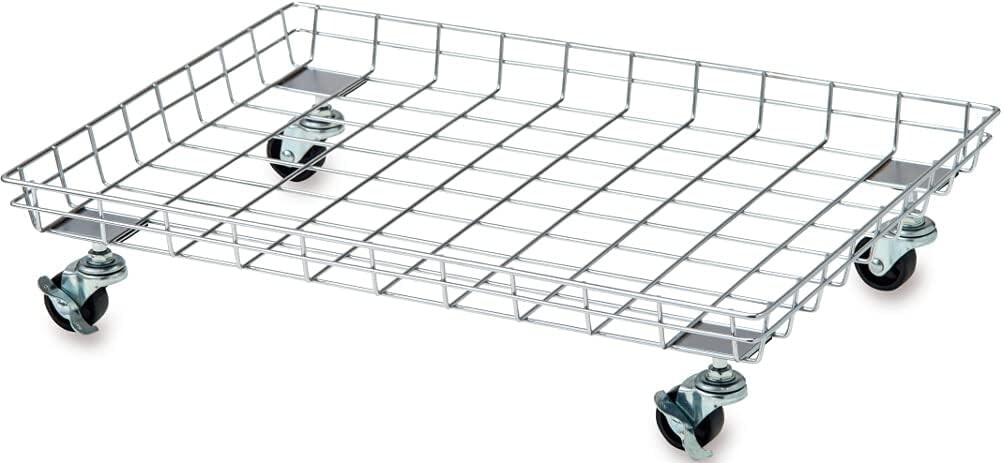 

Корзина на колесиках Posh Living 63686, 20,1 x 14,6 x 4,3 дюйма (51 x 3 дюйма), Silver