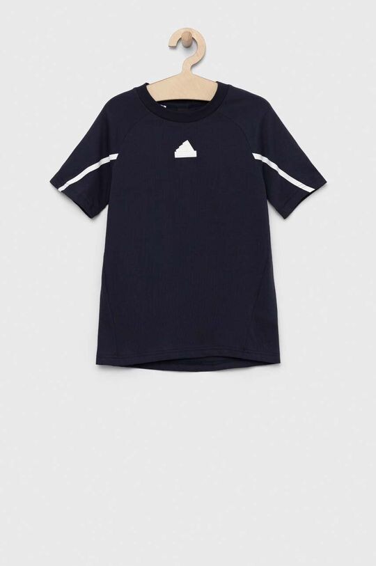 

Детская футболка из хлопка B D4GMDY adidas, темно-синий
