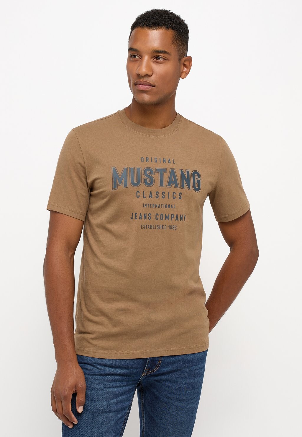 

Футболка с принтом PRINT Mustang, цвет braun