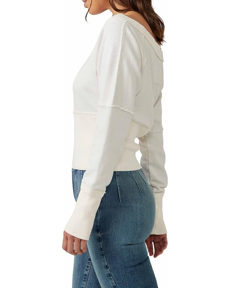 

Пуловер Free People Last Minute Pullover, цвет Tofu