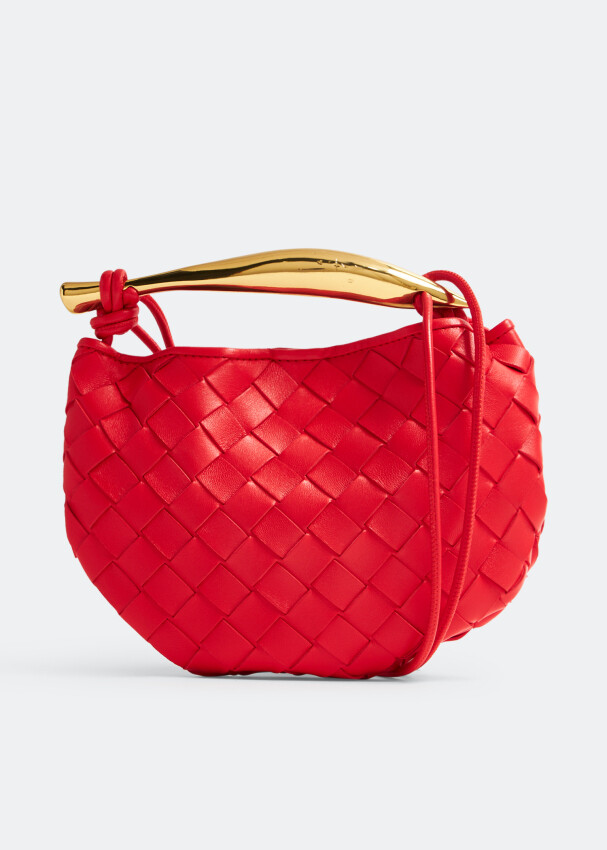 

Сумка кросс-боди Bottega Veneta Mini Sardine, красный