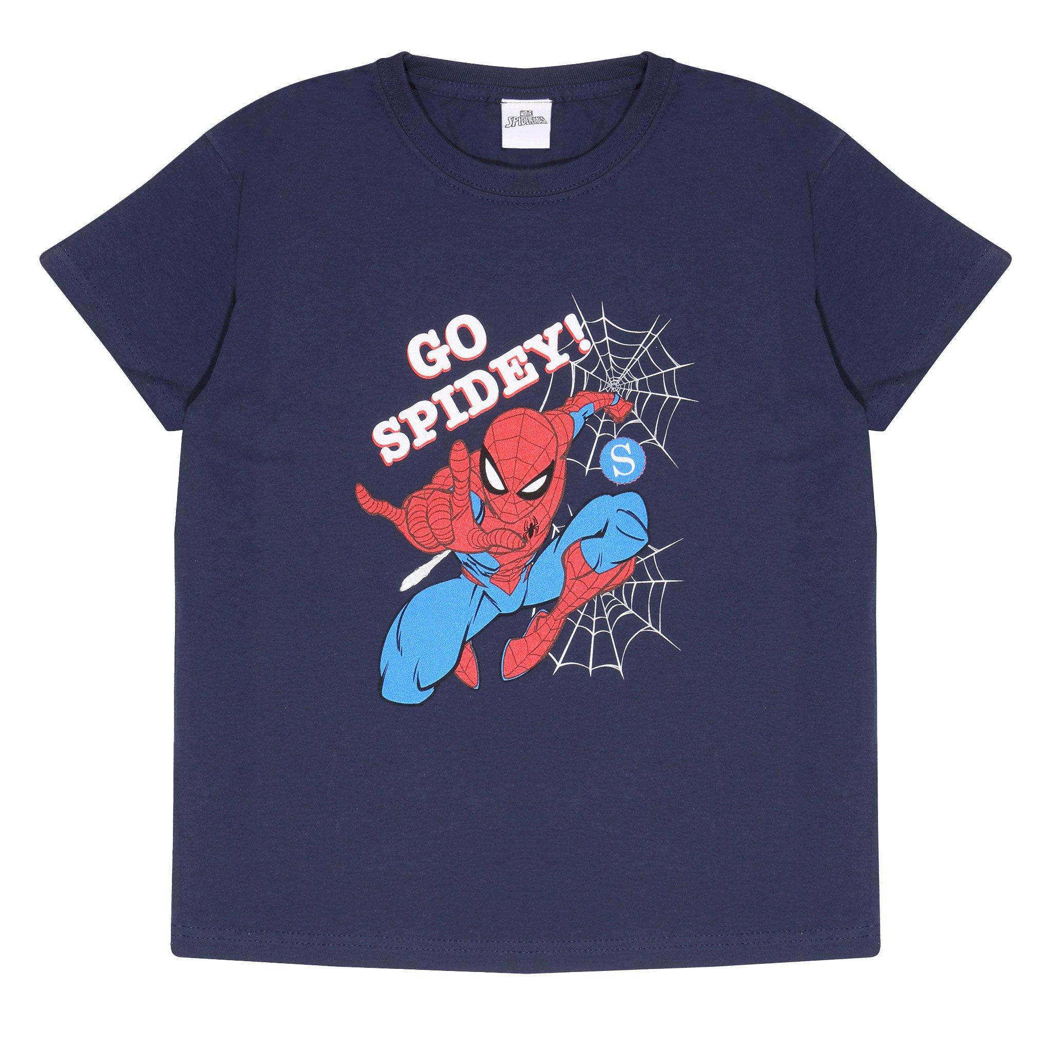 Футболка Comics Spiderman Go Spidey Marvel, синий футболка spiderman go webs go marvel серый